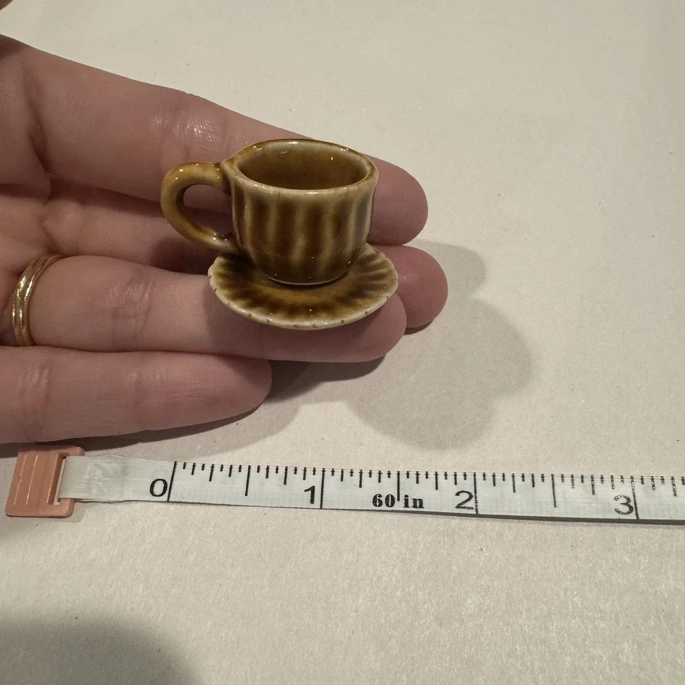 Vintage Miniature Tea Set 8 Pcs Made in Thailand
